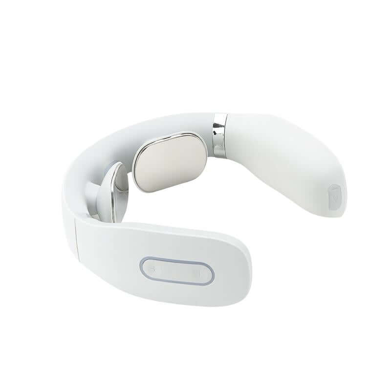 White K3 Intelligent Neck Massager on a white background with U-shaped arms and soft contact pads