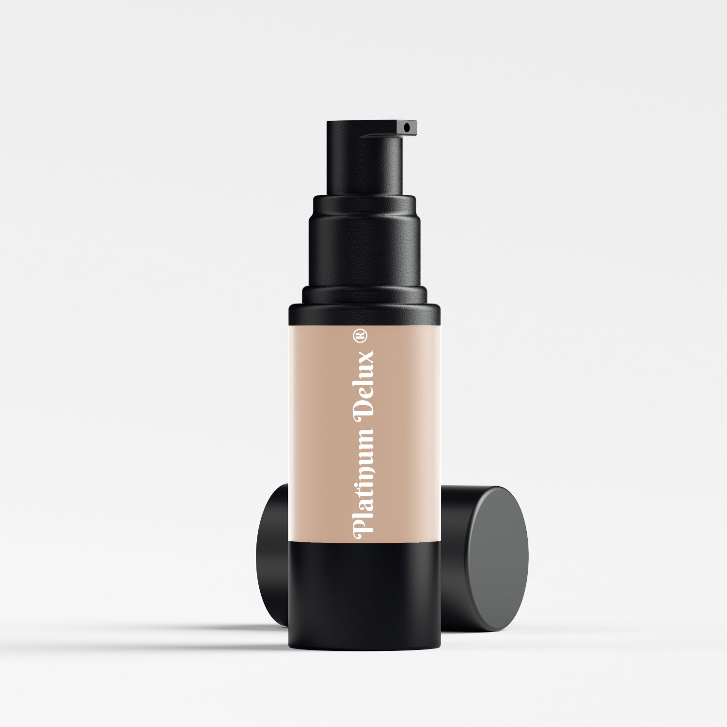 Platinum Light BB Cream in airless pump—hydrating, brightening tinted base