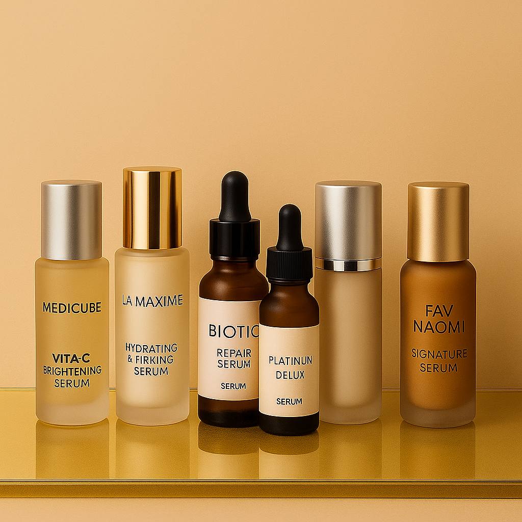 5 Luxury Serums That Work with Medicube, La Maxime, LEVEA & Platinum Delux