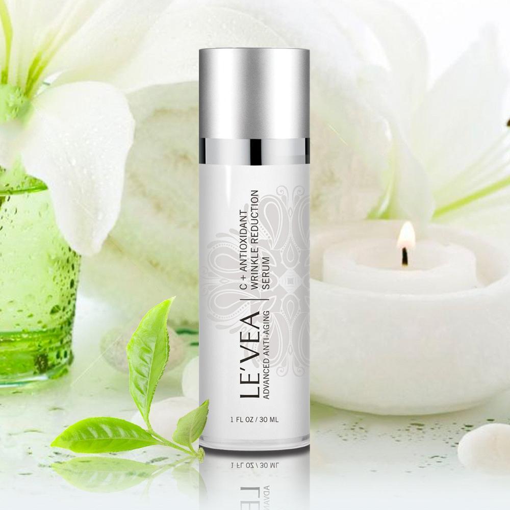 LeVea Vitamin C Serum and Eye Cream – premium anti-aging set for hydration and radiance.”